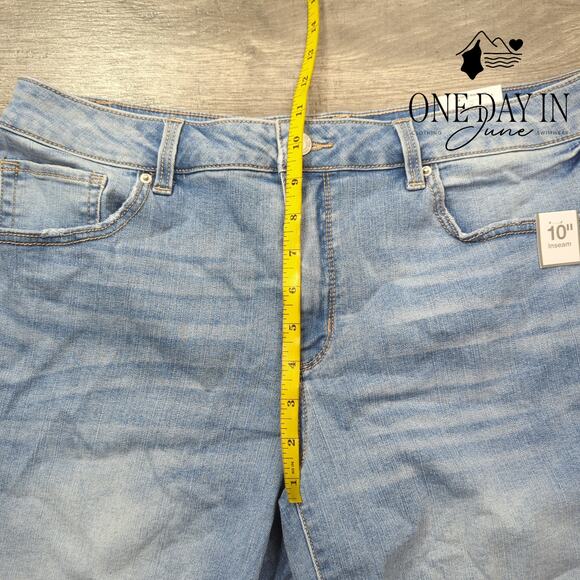 Time and Tru Denim Bermuda Shorts Size 16 - Picture 4 of 7